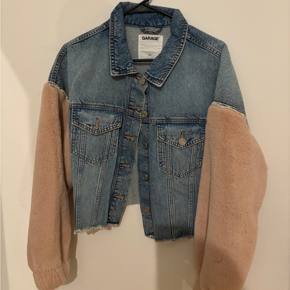 Garage Jean Jacket With Fur